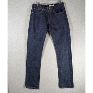 GUSTIN Mens Jeans 34x34 Blue #172 Selvedge Denim Slim